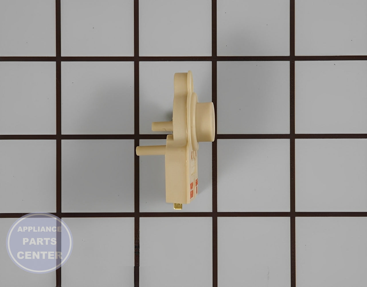 WHIRLPOOL IGNITION SWITCH WP74010858 - Side view with precise measurements