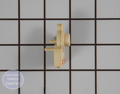WHIRLPOOL IGNITION SWITCH WP74010858 - Side view with precise measurements