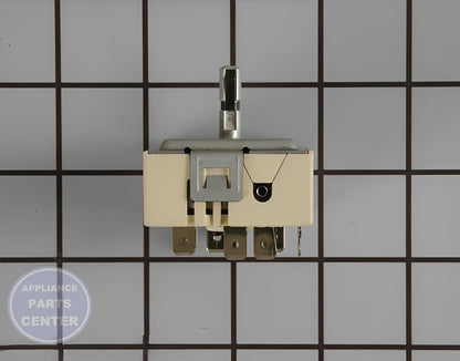 OVEN SWITCH WP74011243 - Side view with accurate measurements