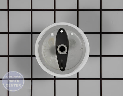 WHIRLPOOL KNOB BURNER WP74011276 - Side view with durable specifications