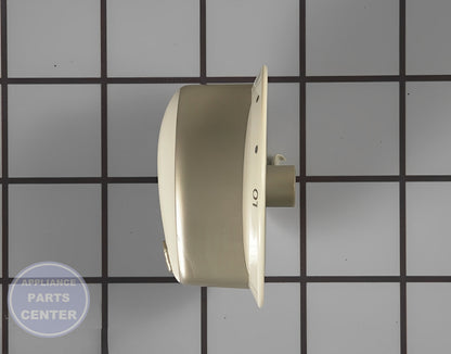 WHIRLPOOL KNOB BURNER WP74011277 - Side view with smooth turning features