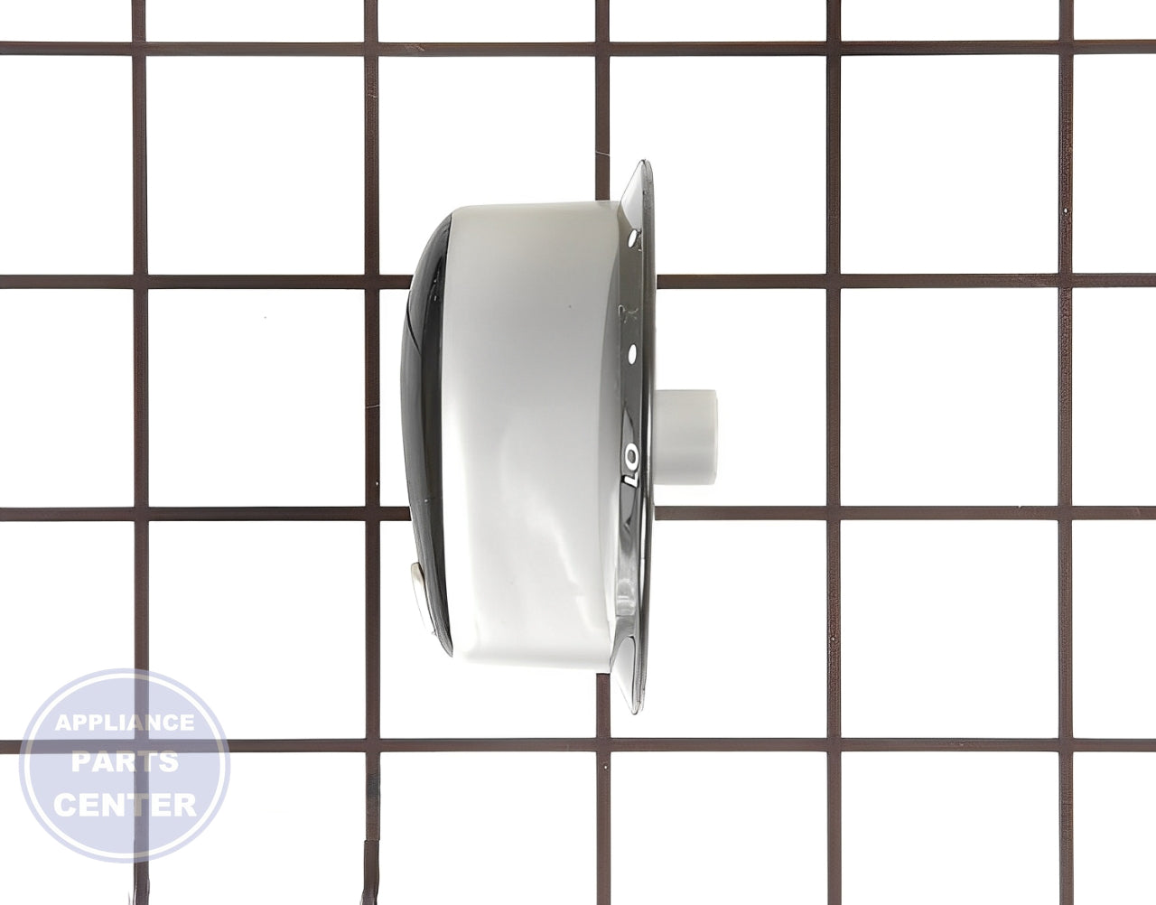 WHIRLPOOL BURNER KNOB WP74011287 - Detailed view of the knob's precise technical specifications