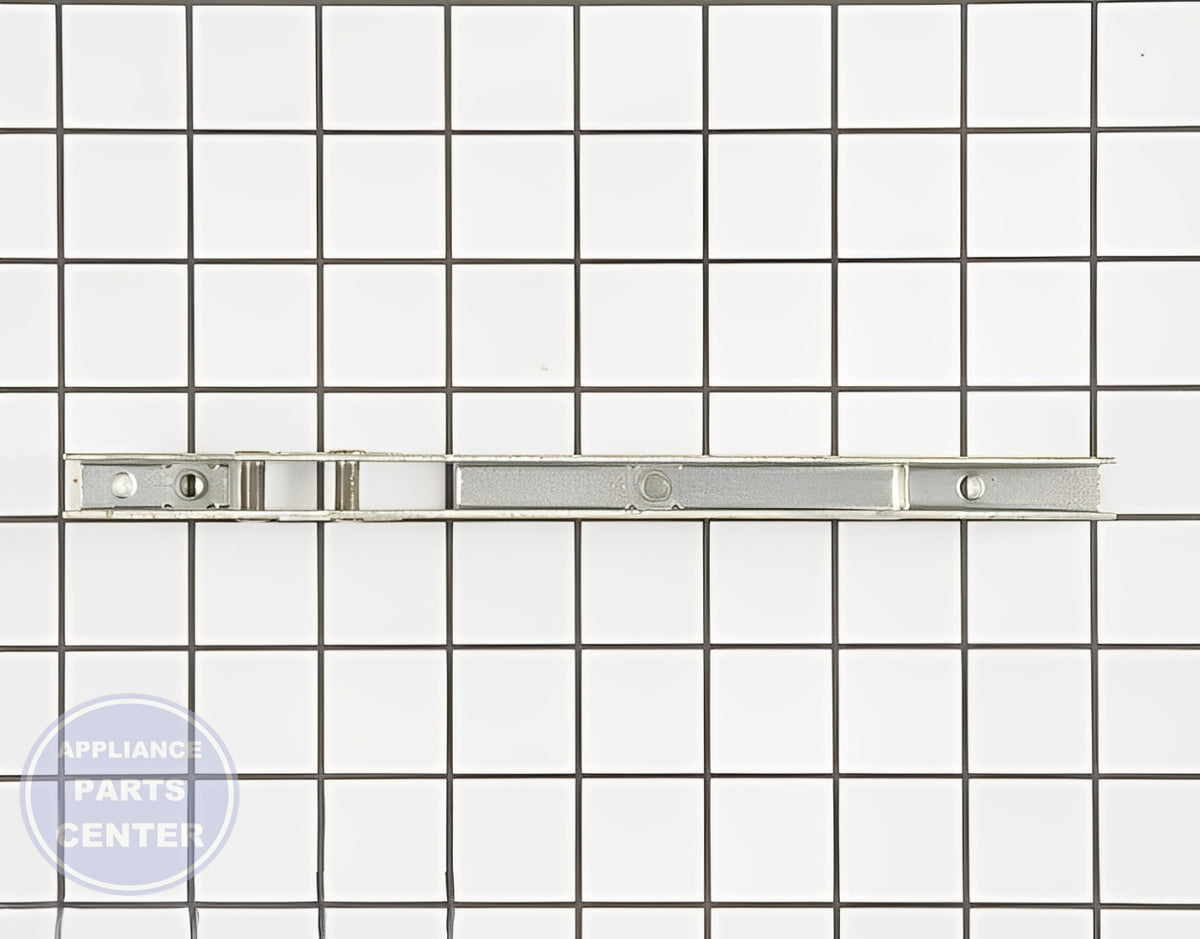 WHIRLPOOL BRACKET WP74011337 - Side view with specific measurements