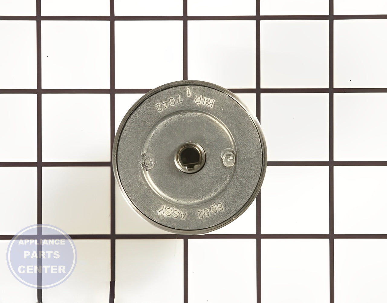 WHIRLPOOL BURNER KNOB WP74011493 - Side view with durable construction
