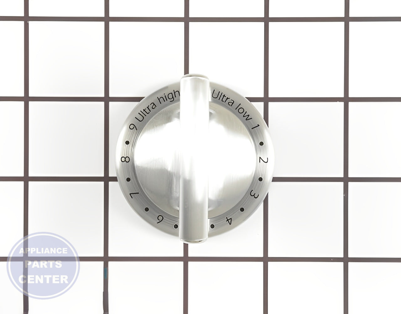 WHIRLPOOL CONTROL KNOB WP74011579 - Main view showing precise control for WPL Range/Stove/Oven models