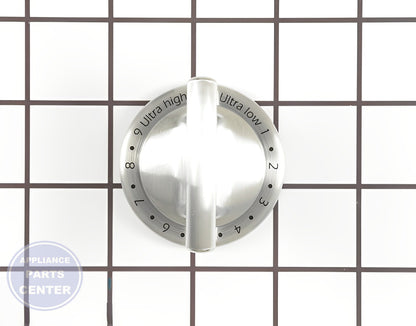 WHIRLPOOL CONTROL KNOB WP74011579 - Main view showing precise control for WPL Range/Stove/Oven models