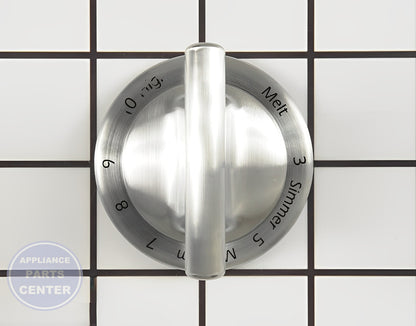 WHIRLPOOL FLEX CONTROL KNOB WP74011580 - Main view showing precise control for WPL Range/Stove/Oven models