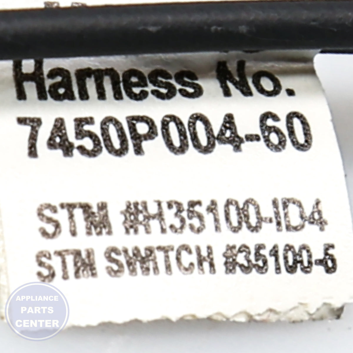 WPL SWITCH HAR WP74011648 - Installation in specific model showing key mounting points