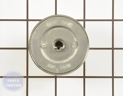 WHIRLPOOL BURNER KNOB WP74011666 - Side view with durable construction