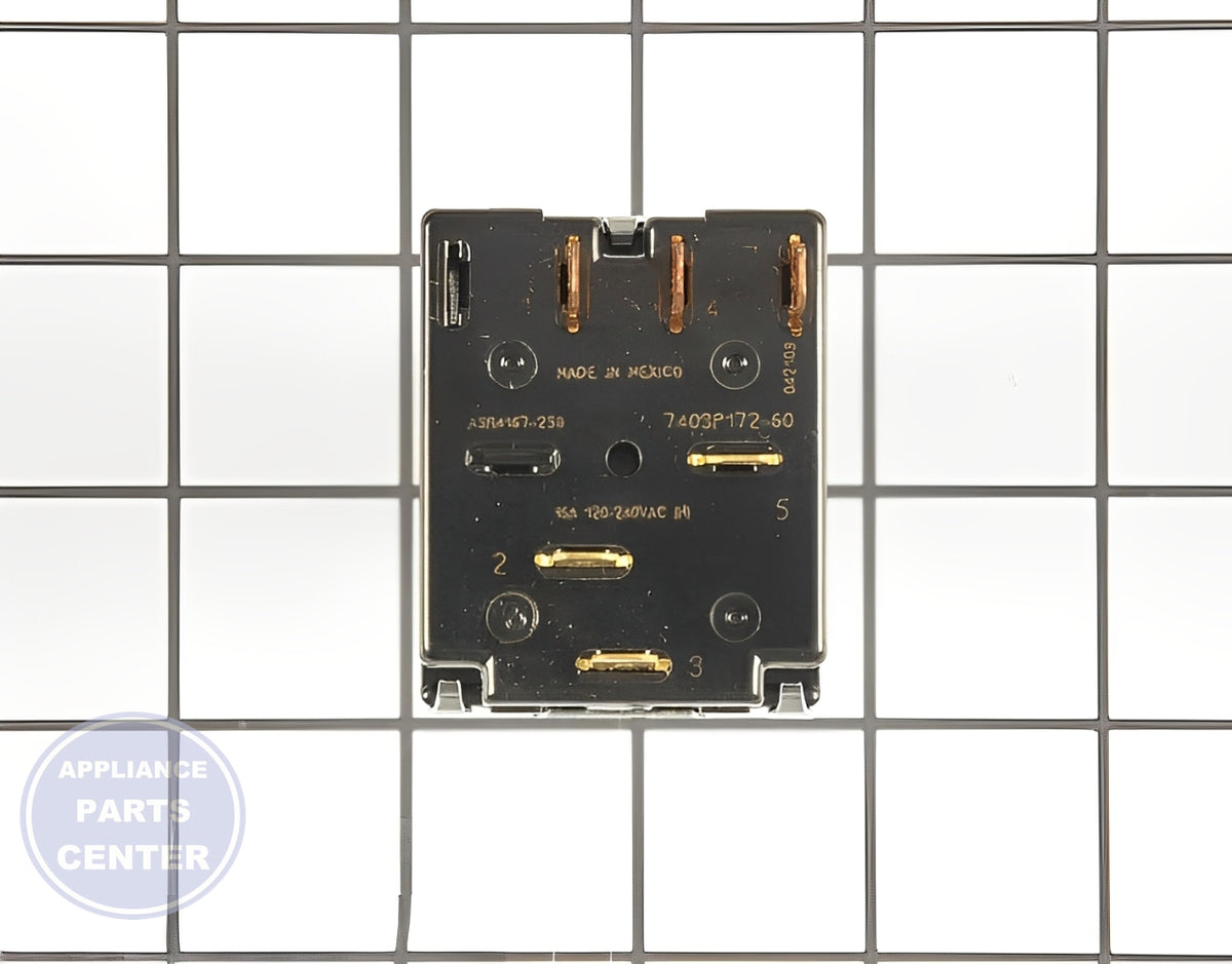 Selector Switch WP7403P172-60 - Detailed view of the selector switch's technical details