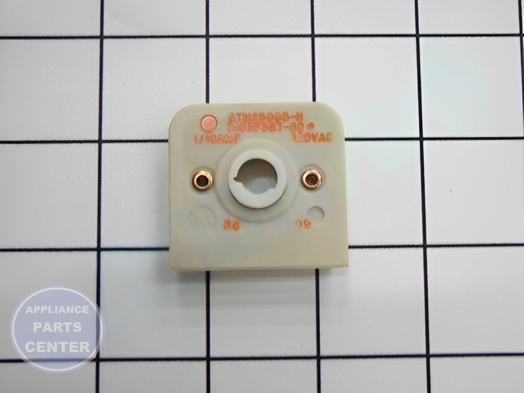 WHIRLPOOL SWITCH BU WP7403P367-60 - Side view with 10A current capacity