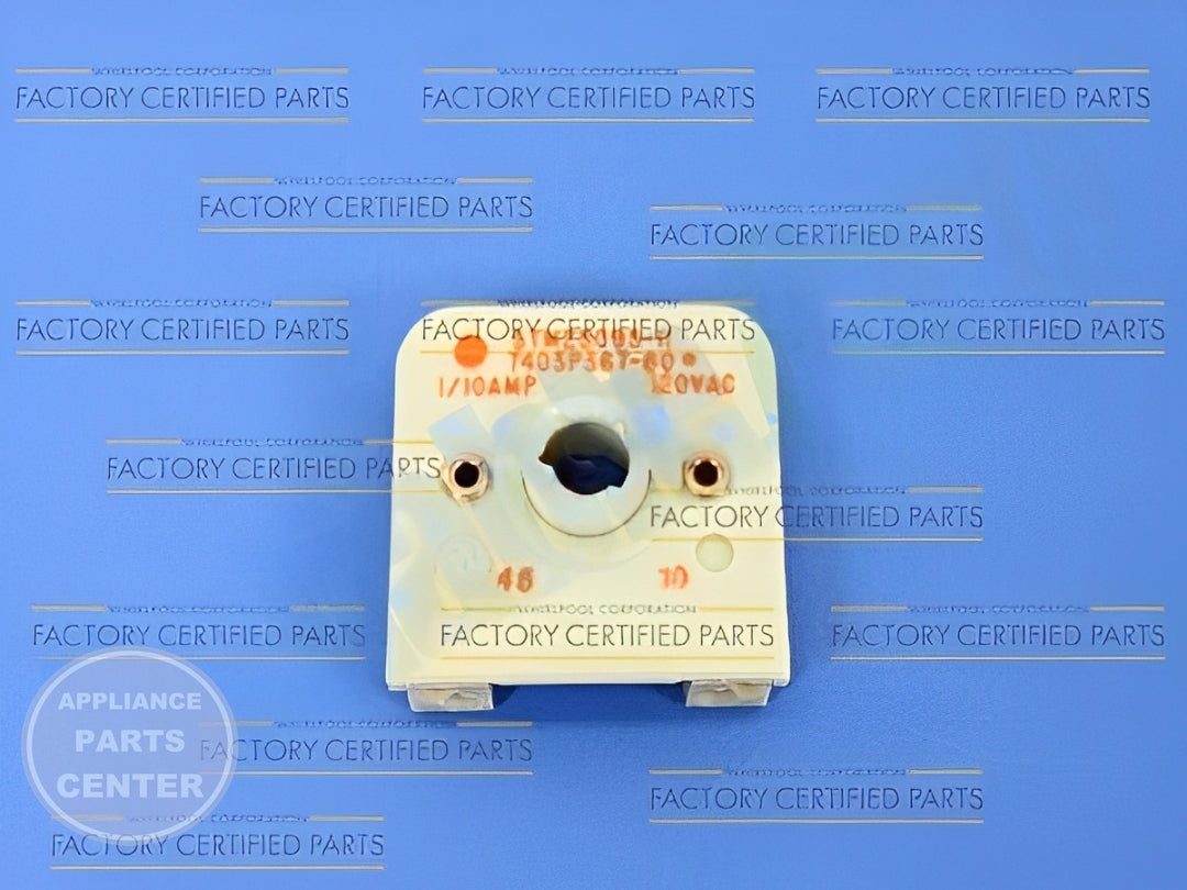 Whirlpool WHIRLPOOL SWITCH BU WP7403P367-60 - Installation in WPL Undefined model showing key mounting points