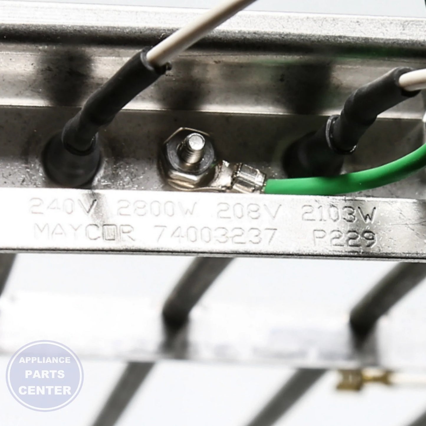 ELEMENT- G WP7406P229-60 - Detailed view of heating technical details
