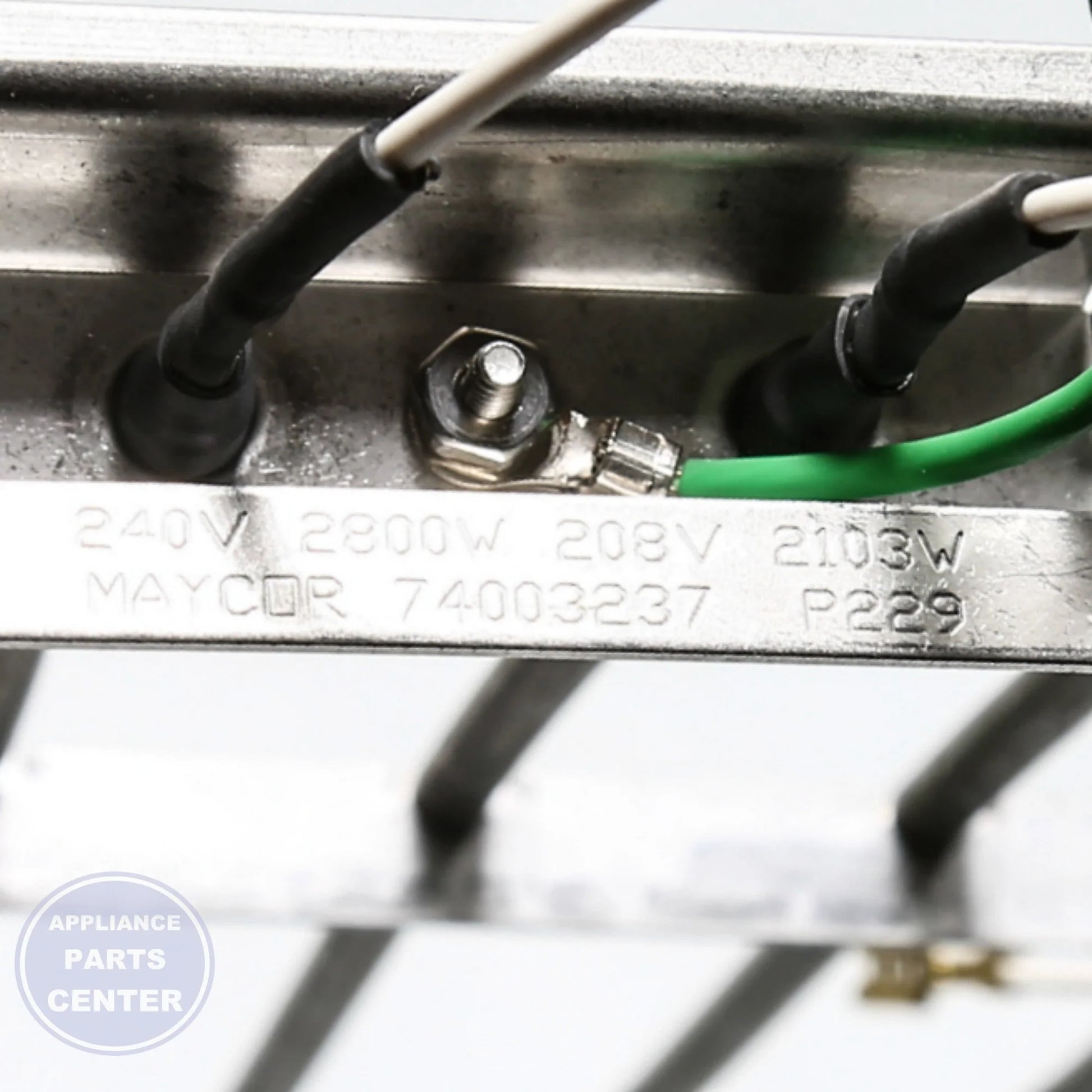 ELEMENT- G WP7406P229-60 - Detailed view of heating technical details