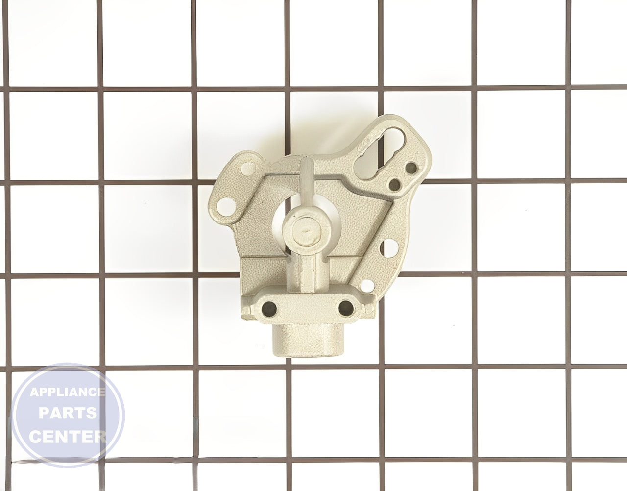 WHIRLPOOL ORIFICE HOLDER WP7527P003-60 - Detailed view of gas burner and control valve