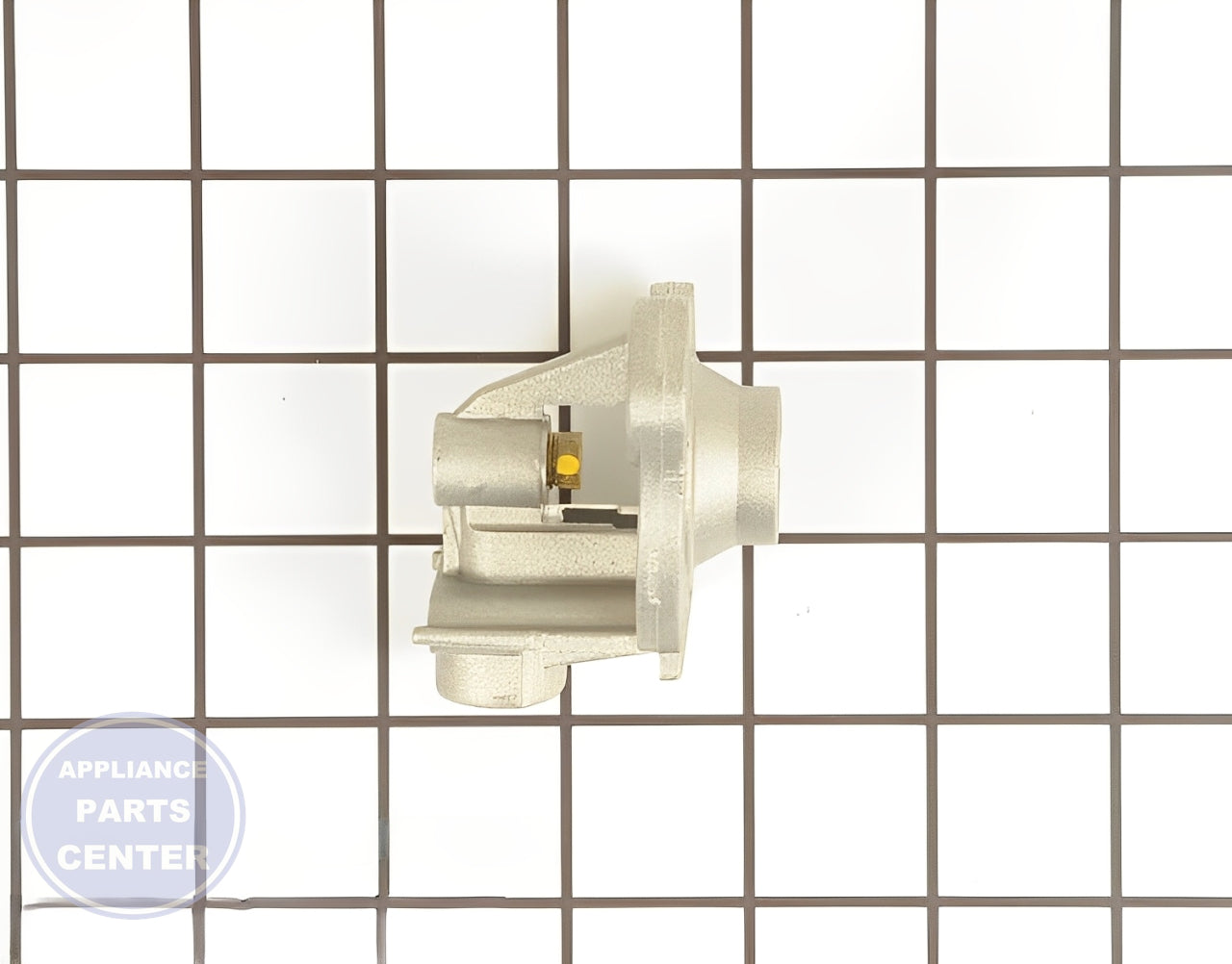 WHIRLPOOL ORIFICE HOLDER WP7527P003-60 - Side view with precise measurements