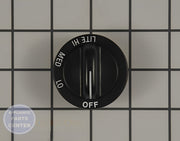 Maytag Whirlpool Control Knob WP7733P184-60 - Main view showing precise temperature control for Maytag and Whirlpool models