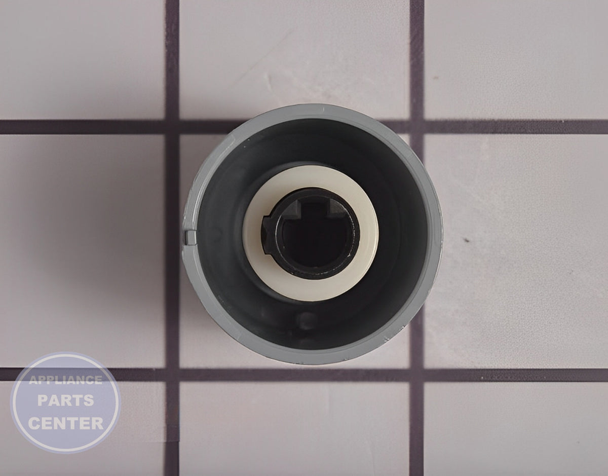 KNOB- FAN WP7739P121-60 - Side view with precise measurements