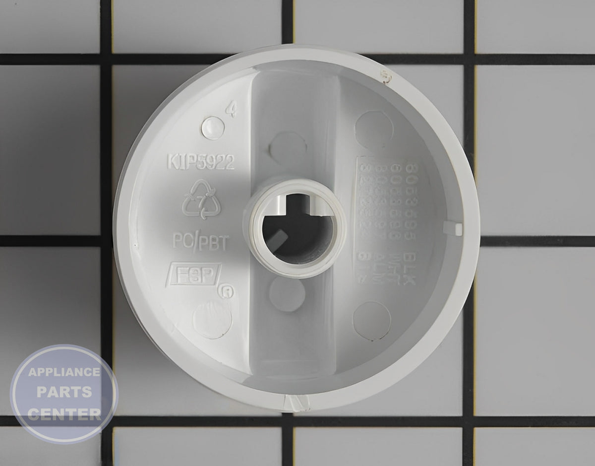 Control Knob WP8053596 - Side view with 2-inch diameter