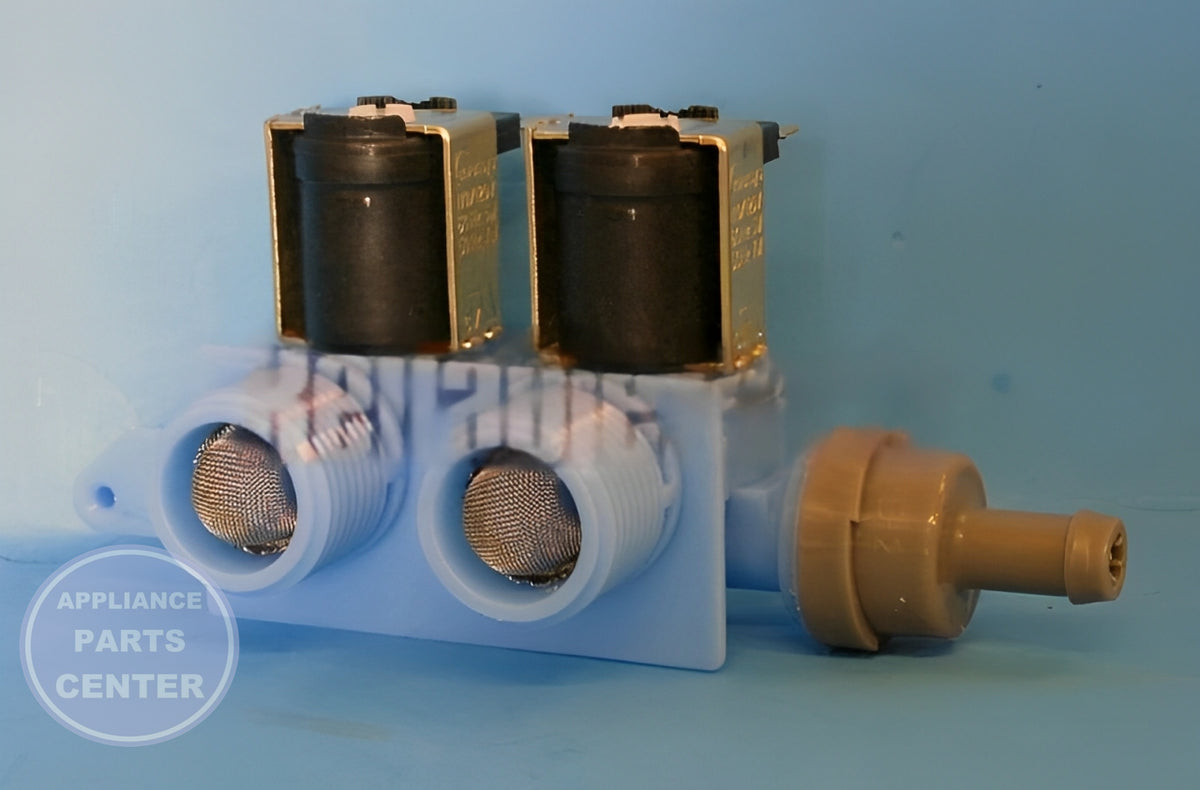 Whirlpool Washer Inlet Valve WP8181694 - Installation in specific model showing mount points
