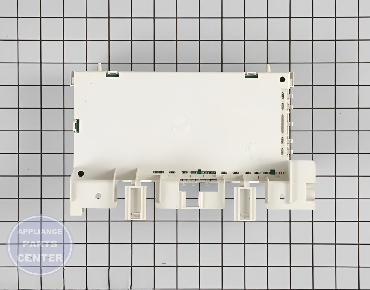 Main Control Board WP8182215 - Side view with precise measurements