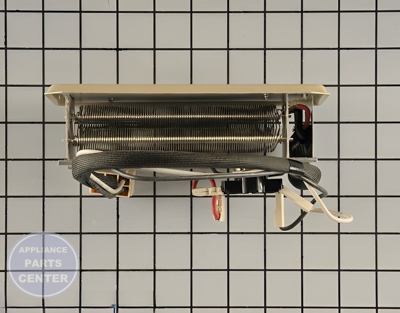 WHIRLPOOL HEATING ELEMENT WP8182528 - Installation in WPL Dryer showing key mounting points