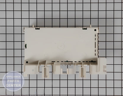 Main Control Board WP8182695 - Detailed view of circuit board and timer