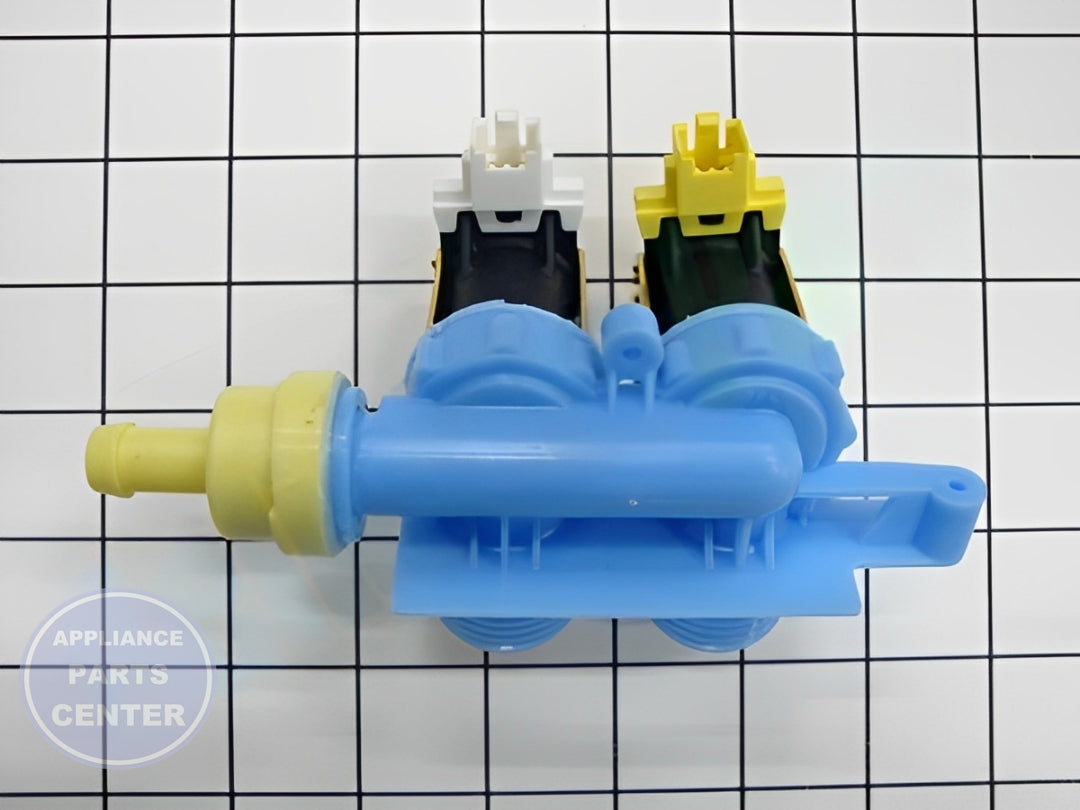 WHIRLPOOL VALVE ASSEMBLY WP8182862 - Side view with durable construction