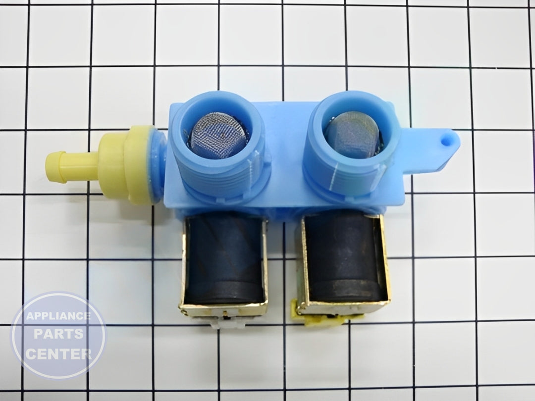 WHIRLPOOL VALVE ASSEMBLY WP8182862 - Installation in specific model showcasing mounting points
