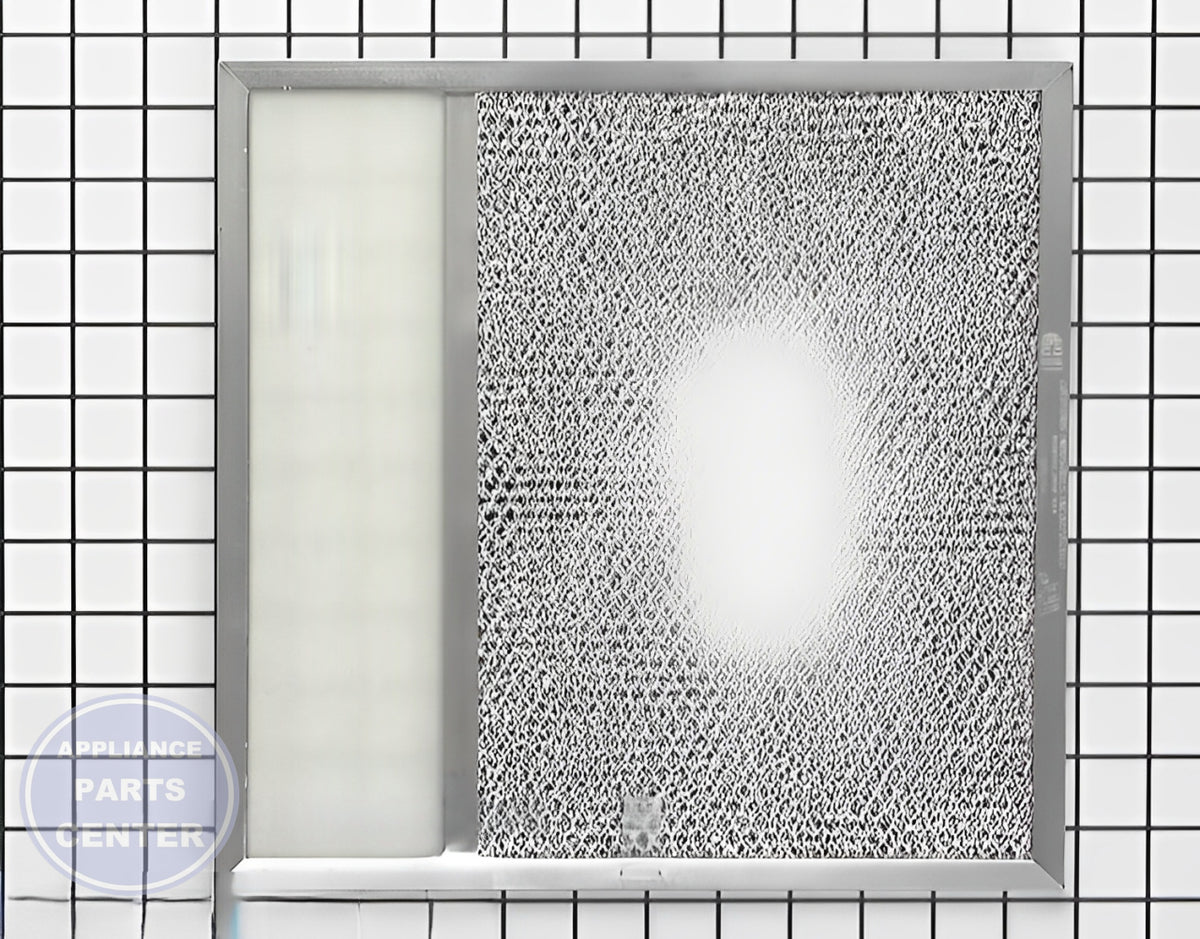 Whirlpool Light Lens and Filter WP8190232 - Main view showing grease trapping feature for Whirlpool models