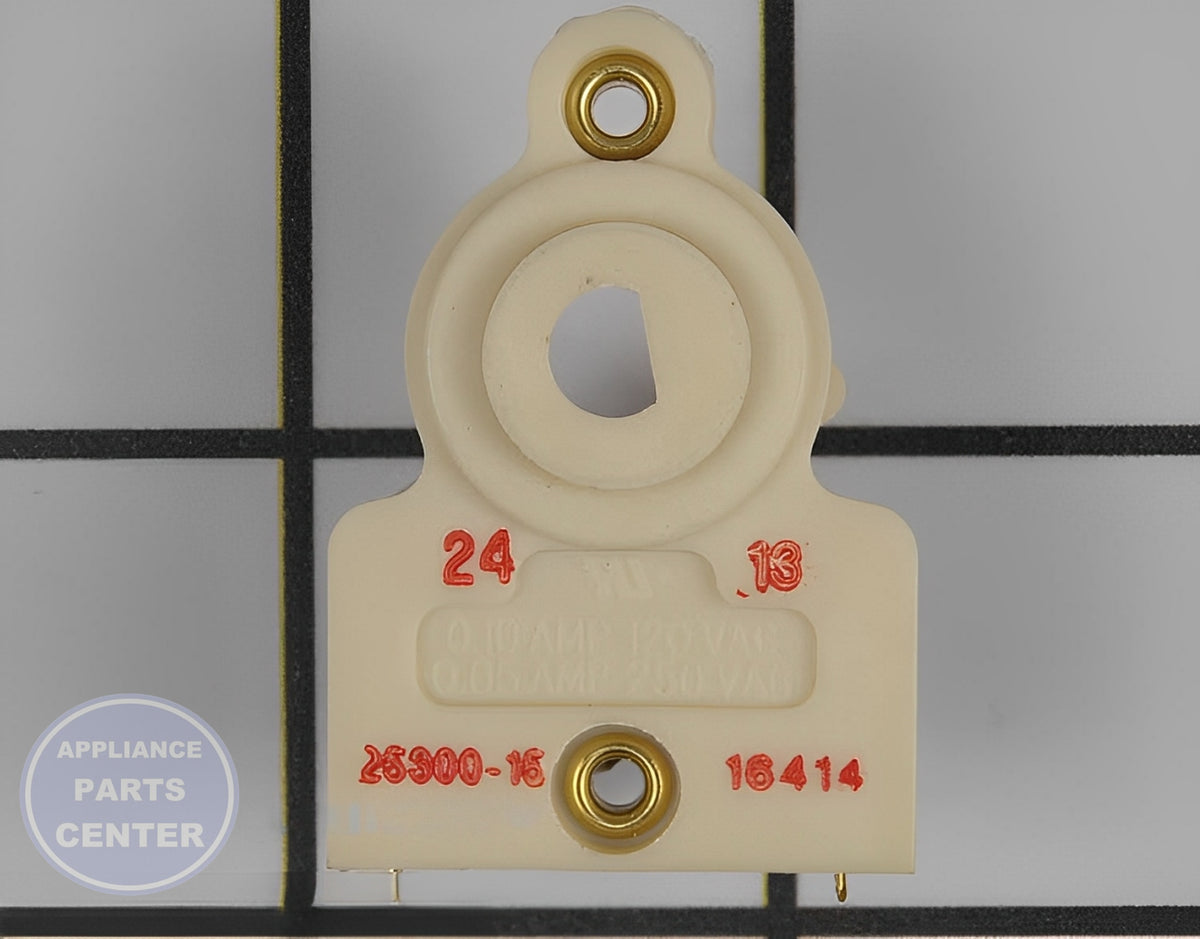 WHIRLPOOL IGNITER SWITCH WP8190913 - Detailed view of precise technical details