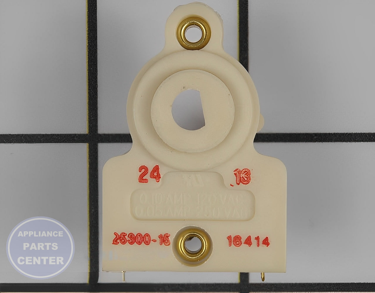WHIRLPOOL IGNITER SWITCH WP8190913 - Detailed view of precise technical details