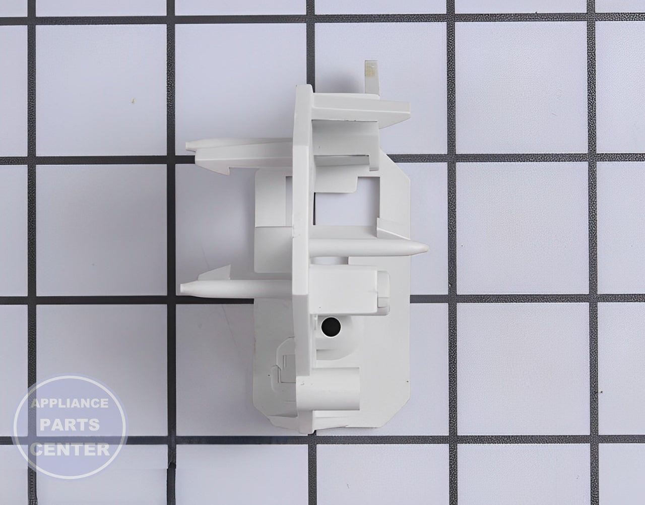 WHIRLPOOL MICROWAVE TOP INTERLOCK SUPPORT WP8206419 - Detailed view of secure interlock mechanism