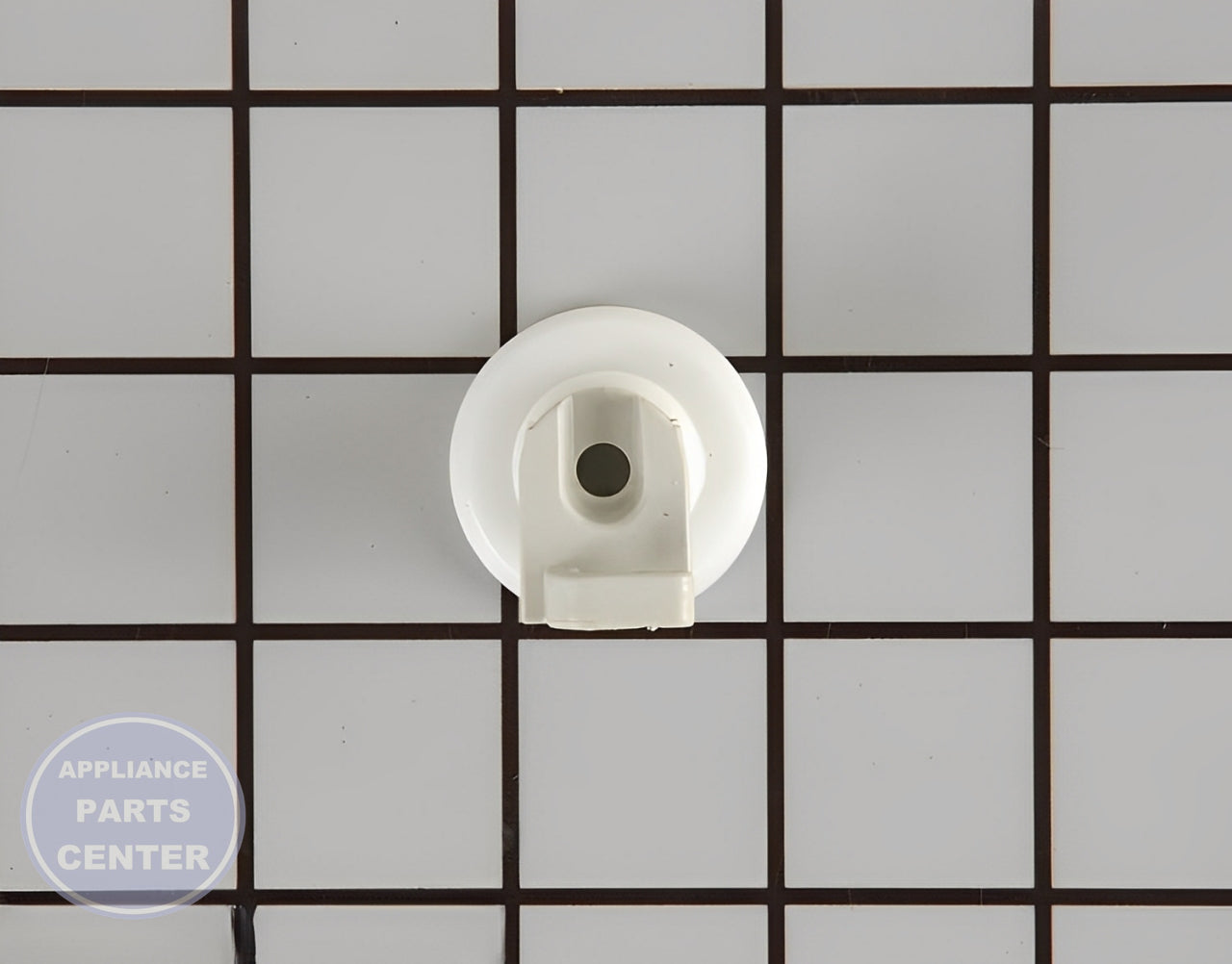 Whirlpool Dishwasher Upper Wheel WP8268807 - Main view showing durable construction for Whirlpool models XYZ and ABC