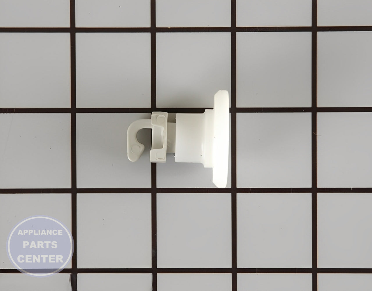 WHIRLPOOL DISHWASHER UPPER WHEEL WP8268807 - Detailed view of sturdy construction