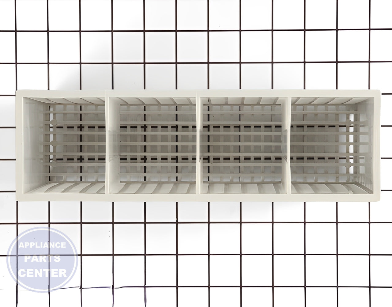 Silverware Basket WP8268864 - Detailed view of dimensions for efficient dish organization