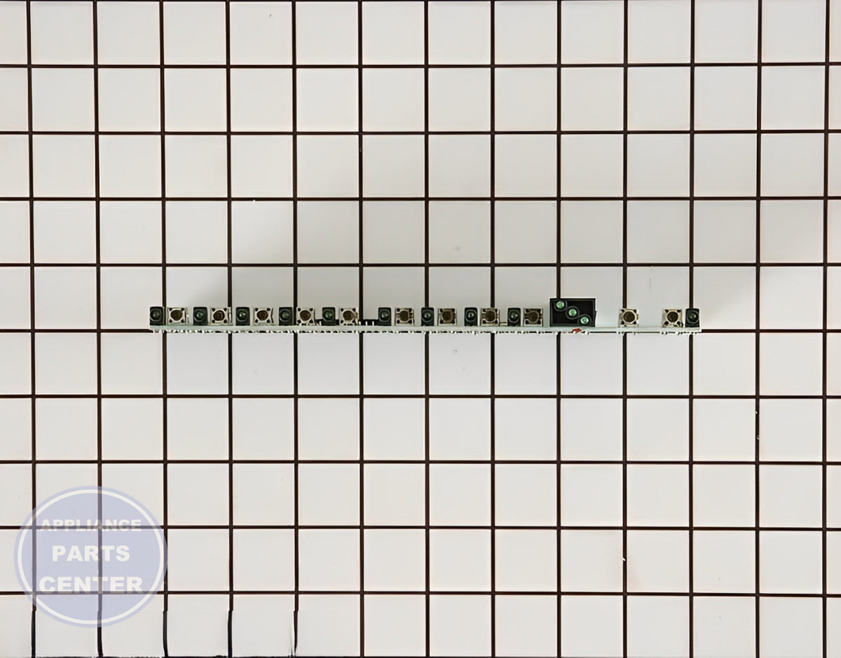 User Control and Display Board WP8270168 - Detailed view of circuit board and timer details