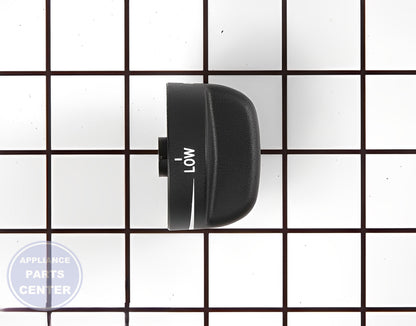 WHIRLPOOL BLACK CONTROL KNOB WP8273103 - Detailed view of durable materials