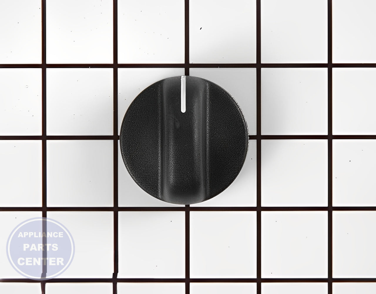 WHIRLPOOL BLACK CONTROL KNOB WP8273103 - Main view showing sleek design for WPL Range/Stove/Oven models