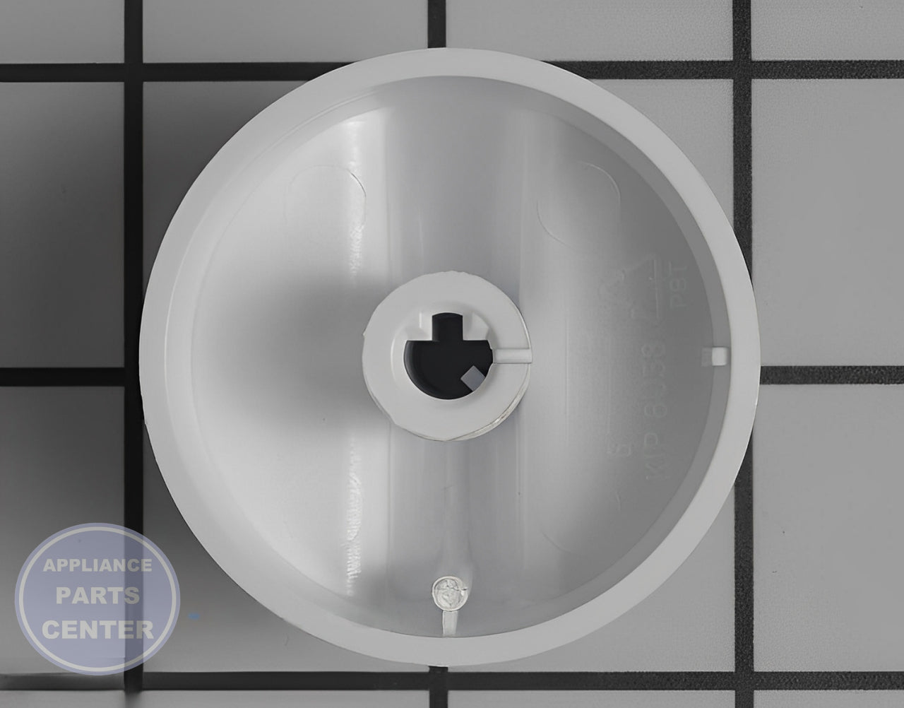 WHIRLPOOL KNOB WP8273104 - Side view with durable specs