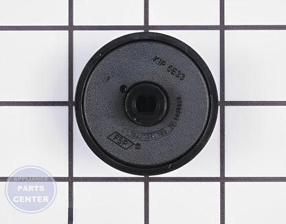 Control Knob WP8286096BL - Side view with specific measurements