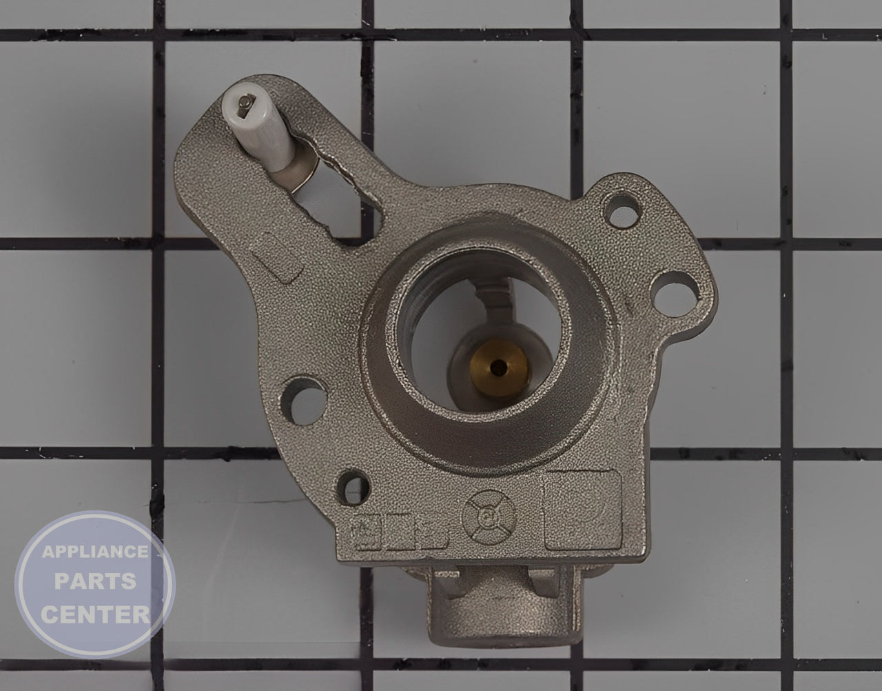 KitchenAid Surface Burner Orifice Holder WP8286177 - Main view showing gas flow regulation for KitchenAid models