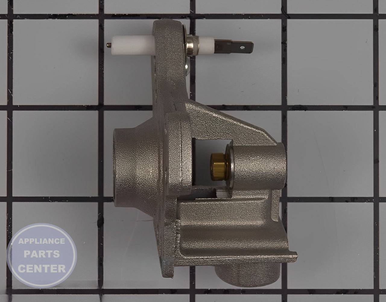 KitchenAid Surface Burner Orifice Holder WP8286177 - Installation in KitchenAid model showing key mounting points