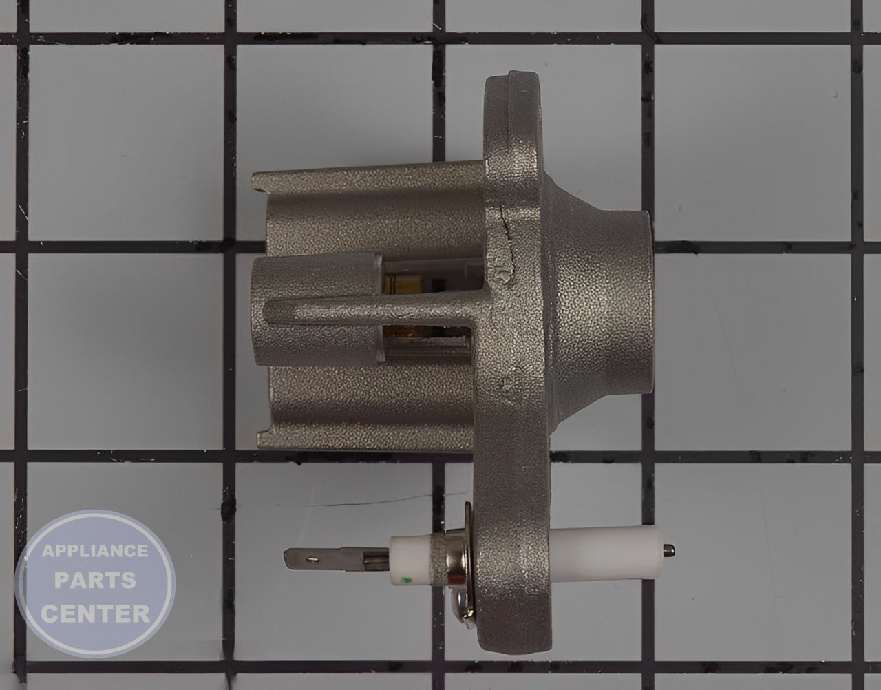 KitchenAid Surface Burner Orifice Holder WP8286177 - Installation in KitchenAid model showing key mounting points