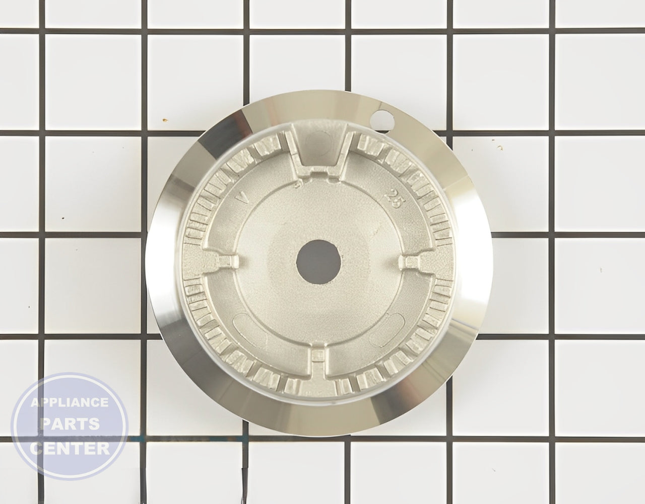 WHIRLPOOL BURNER HEAD WP8286814 - Main view showing gas control valve for Whirlpool models
