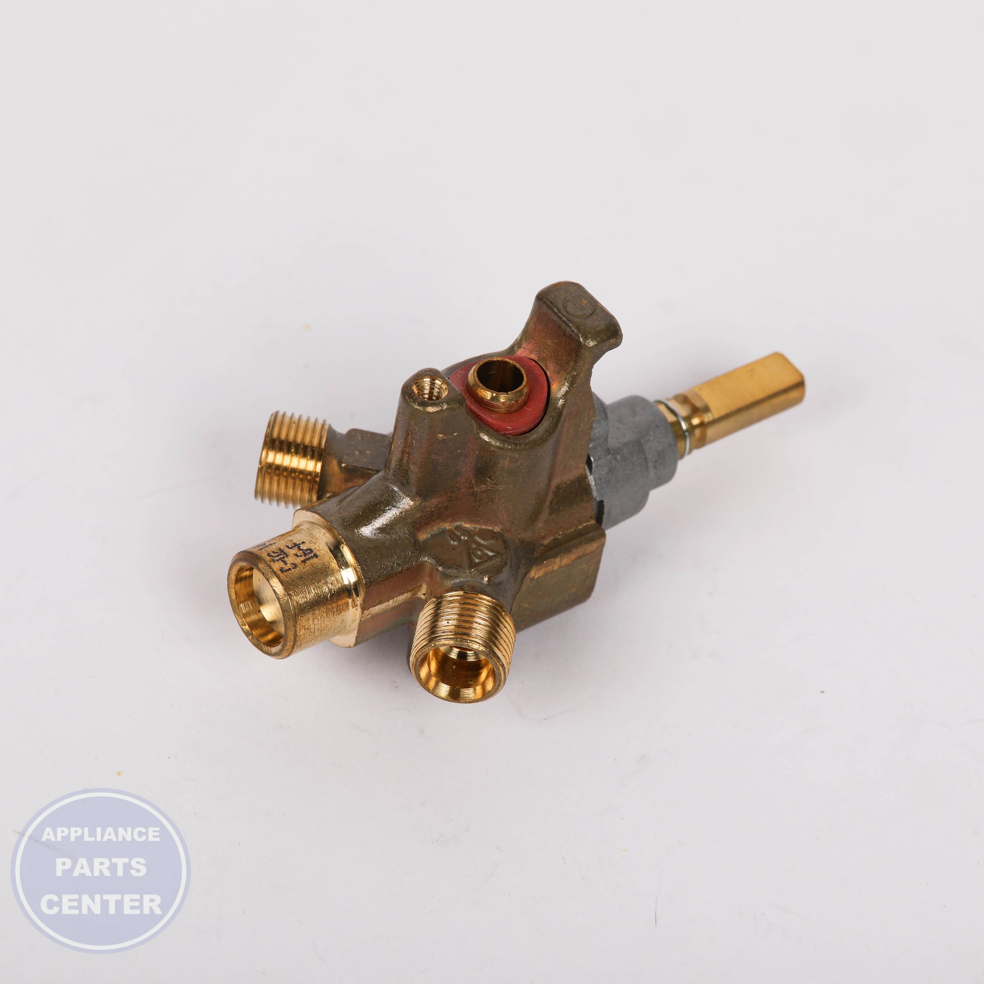 VALVE-BRNR WP8286917 - Side view with precise specifications