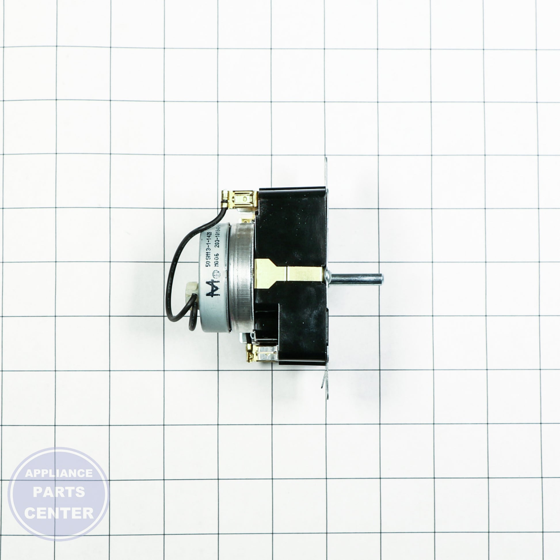 TIMER WP8299765 - Side view with precise measurements and specs