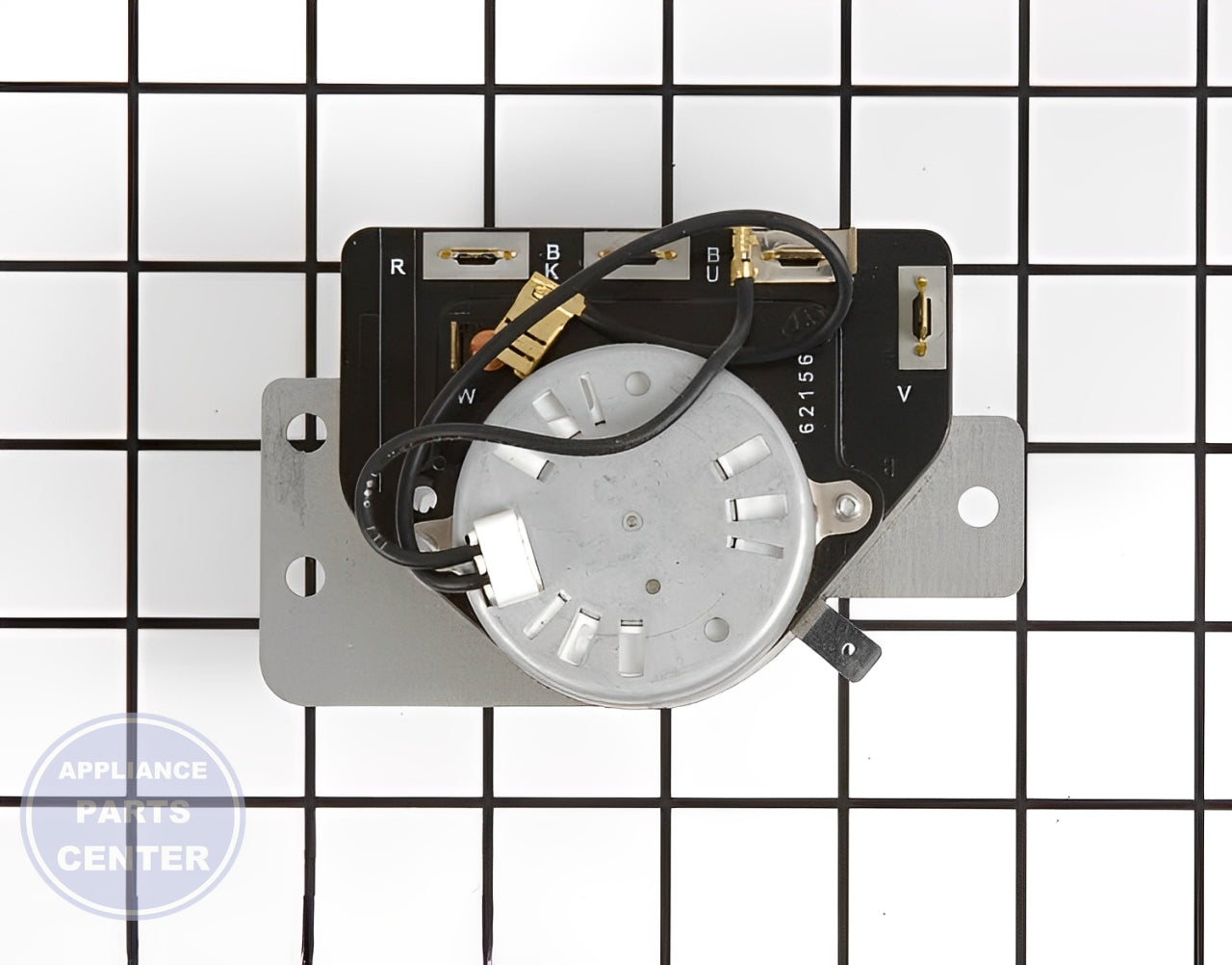 WHIRLPOOL TIMER WP8299771 - Side view with precise circuit board specifications