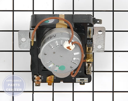 WHIRLPOOL TIMER WP8299778 - Detailed view of circuit board and timer features