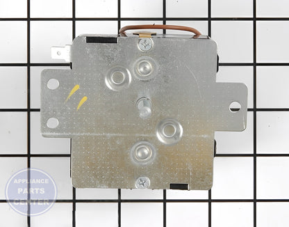WHIRLPOOL TIMER WP8299778 - Side view with circuit board and timer specifications